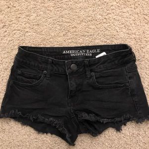 American Eagle Super Low Shortie Shorts
